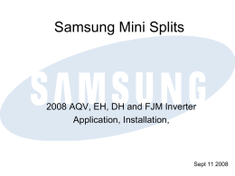 2009 Samsung Installation Guide
