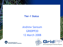The Grid for Industry - GridPP - UK Computing for Particle