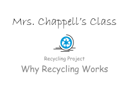 Mrs. Chappell’s Class