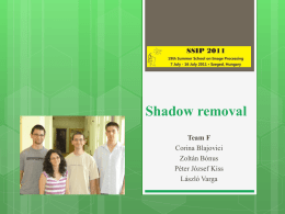 Shadow removal - u