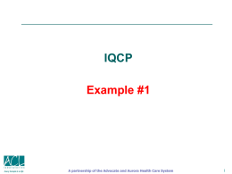 IQCP - Illinois Society for Microbiology |Microbiology