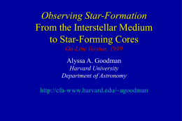 Observing Star Formation