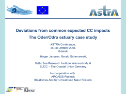 ASTRA - Deviations from common CC impacts