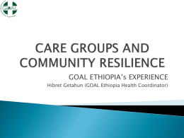 GOAL CARE GROUPS