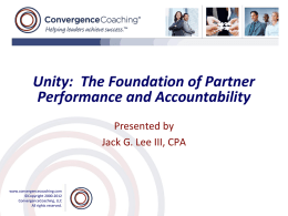 Performance and Accountability