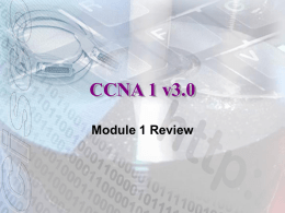 CCNA 1 v3.0 - chu.edu.tw