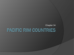 Pacific Rim Countries
