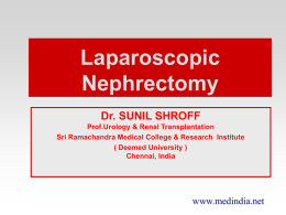 Laparoscopic Nephrectomy