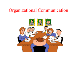 Organizational Communication Upward Communication