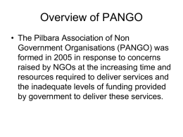 Overview of PANGO
