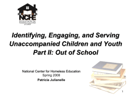 Serving Unaccompanied Youth: Removing Educational Barriers