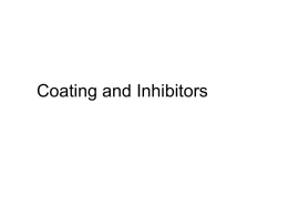 Coating and Inhibitors
