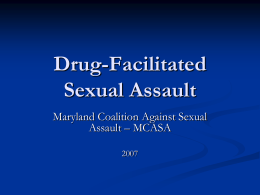 Drug-Facilitated Sexual Assault
