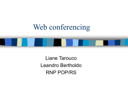 Web conferencing