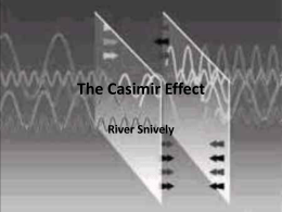 The Casimir Effect - University of California, Berkeley