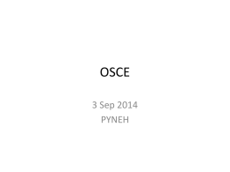 OSCE - HKCEM