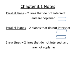 Chapter 3 Notes