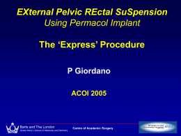 THE ‘EXPRESS’ PROCEDURE FOR RECTAL INTUSSUSCEPTION