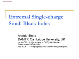 Extremal Single-charge Small Black holes