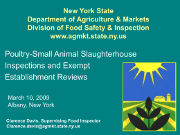New York State Department of Agriculture & Markets