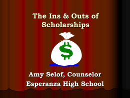 The Ins & Outs of Scholarships