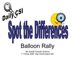 Balloons - The Science Spot