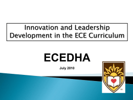 IIE Innovations in Curriculum Applications Leadership