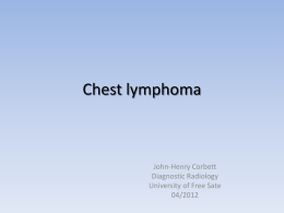 Chest lymphoma - Learning
