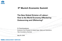 N. Chandrasekaran - Munich Economic Summit