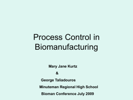 Process Control and What it Means