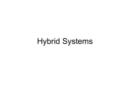 Introduction to Hybrid Systems – Part 1