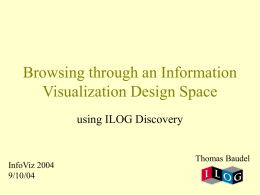 Browsing through an Information Visualization Design Space