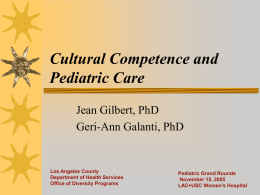 Got Culture? - Galanti | Cultural Diversity in Healthcare