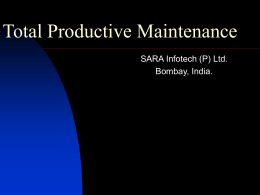 Total Productive Management - software, erp, crm, hrd, tpm
