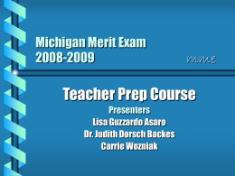Michigan Merit Exam
