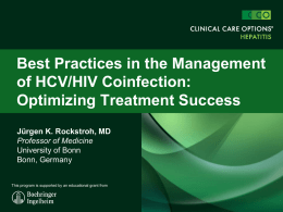 Best Practices in the Management of HCV/HIV Coinfection