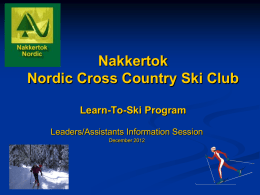 Nakkertok Learn-To-Ski