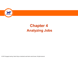 Analyzing Jobs
