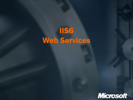 IIS (WWW) IIS6 Web Services