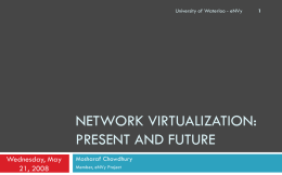Network Virtualization Basics