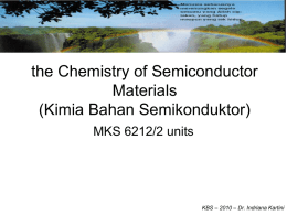 Kimia Bahan Semikonduktor