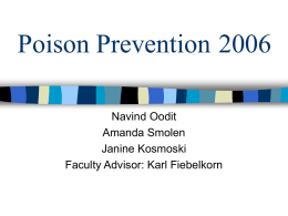 Poison Prevention 2003