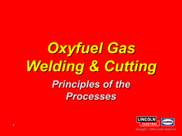 Oxyfuel Process Principles