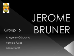 JEROME BRUNER - Leonel Madrid