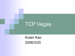 TCP Vegas - Google Code