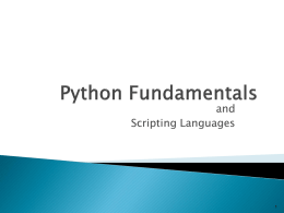 Python Fundamentals - UAH