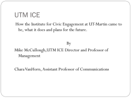 UTM ICE - American Association of State Colleges and