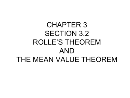Theorem 3.3 Rolle's Theorem and Figure 3.8