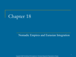 18. Nomadic Empires and Eurasian Integration