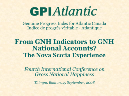 GPI Atlantic National Round Table on the Environment and